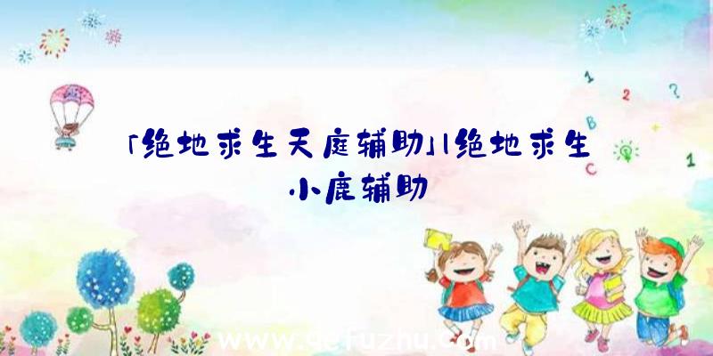 「绝地求生天庭辅助」|绝地求生小鹿辅助